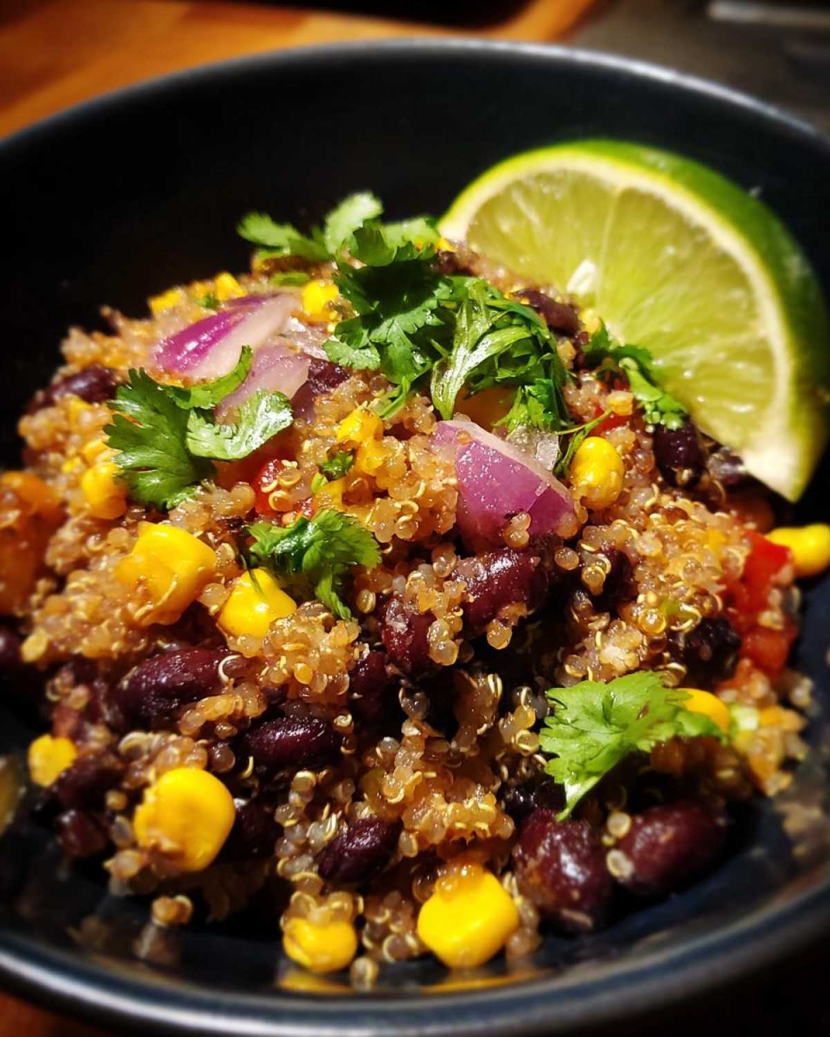 Quinoa Black Bean Burrito Bowl - detail 1