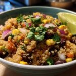 Quinoa Black Bean Burrito Bowl