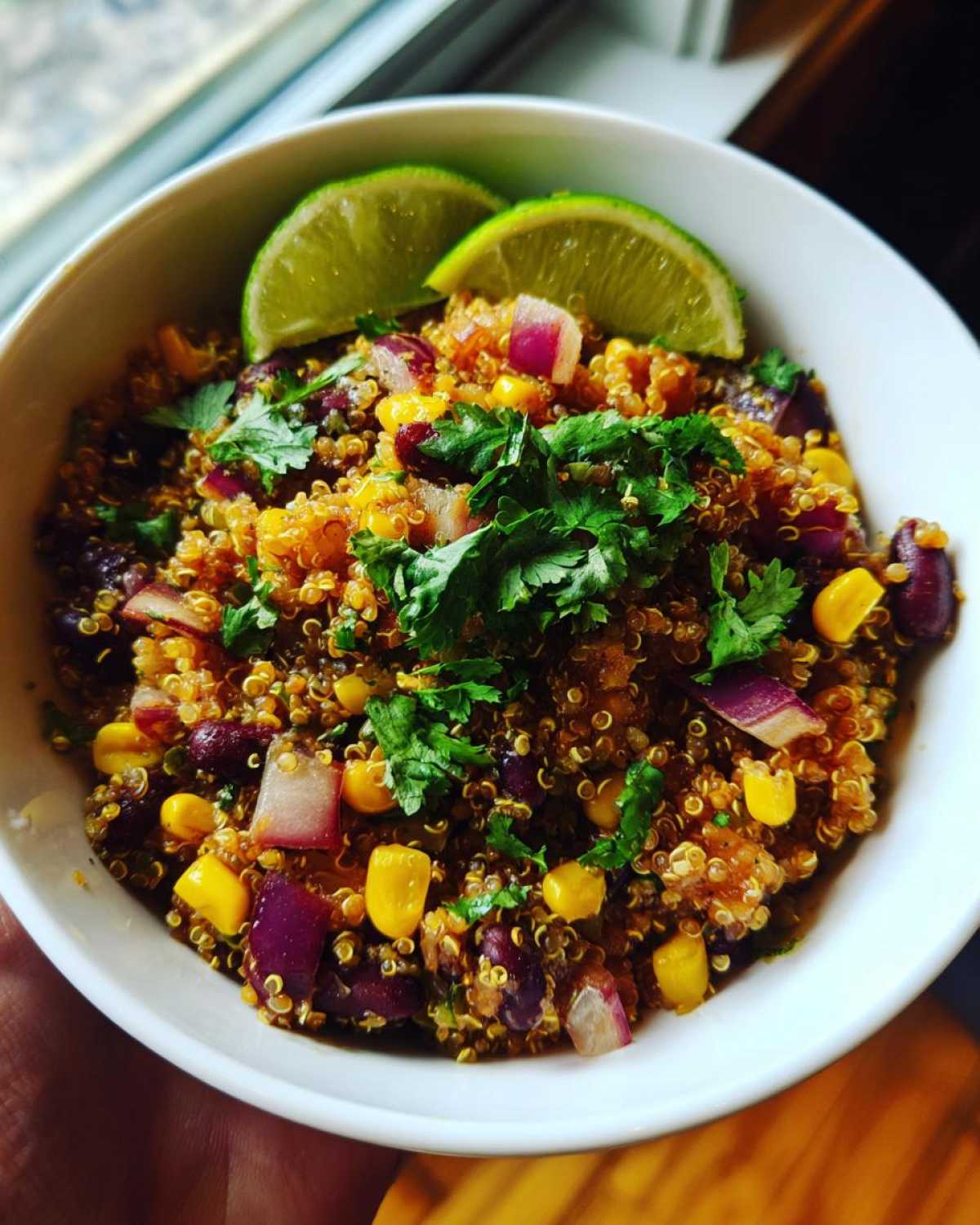 Quinoa Black Bean Burrito Bowl - detail 2