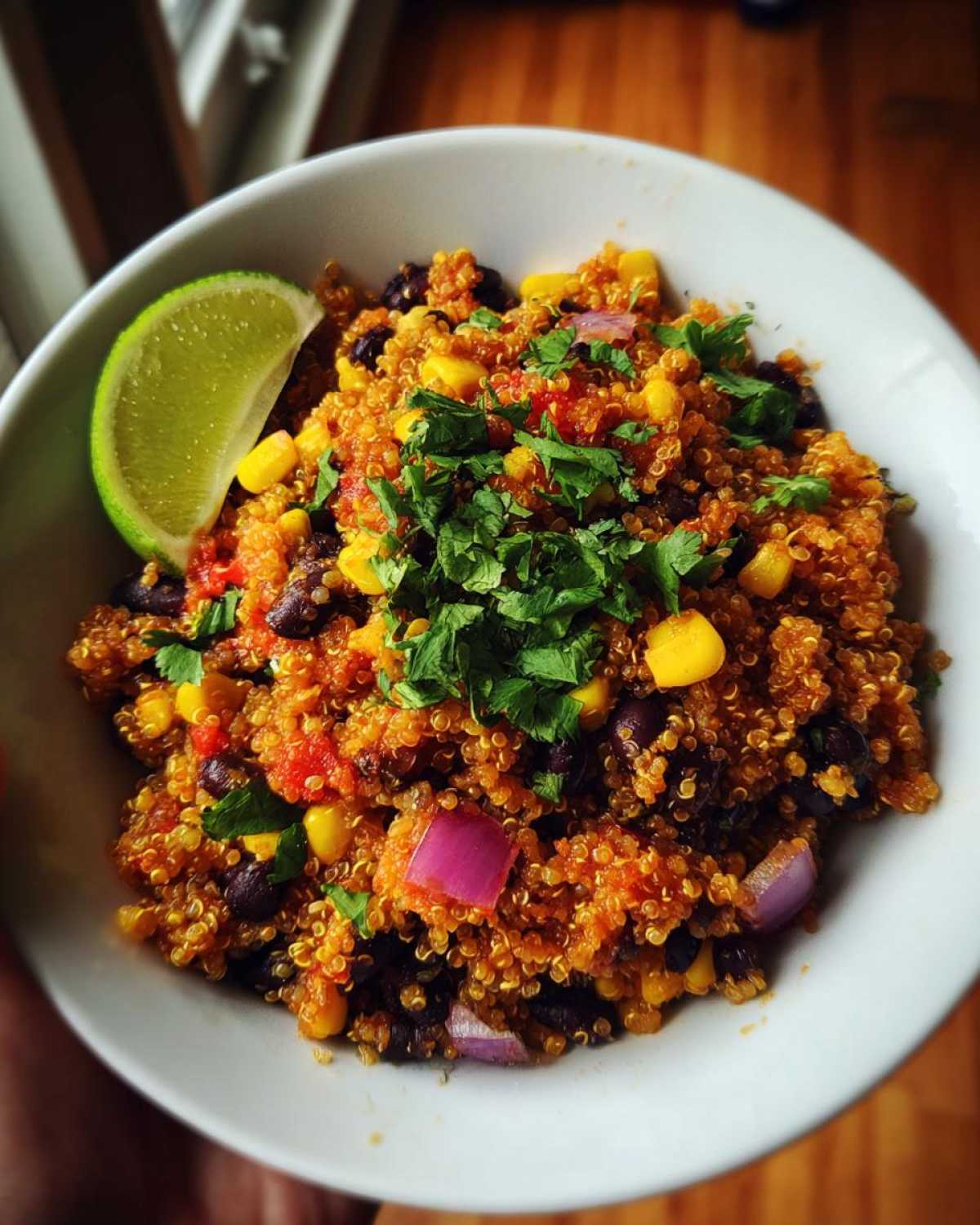 Quinoa Black Bean Burrito Bowl - detail 4