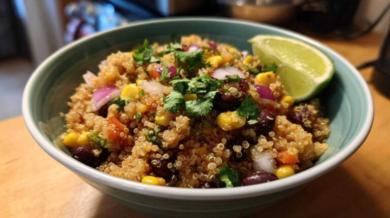 Quinoa Black Bean Burrito Bowl