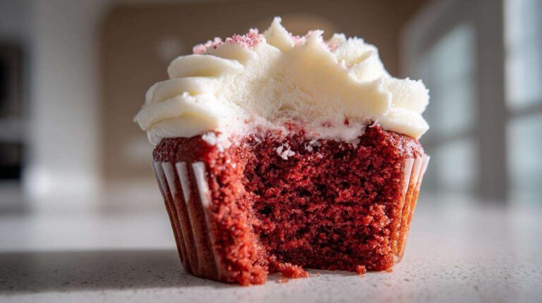 Red Velvet Cupcakes with Cream Cheese Frosting