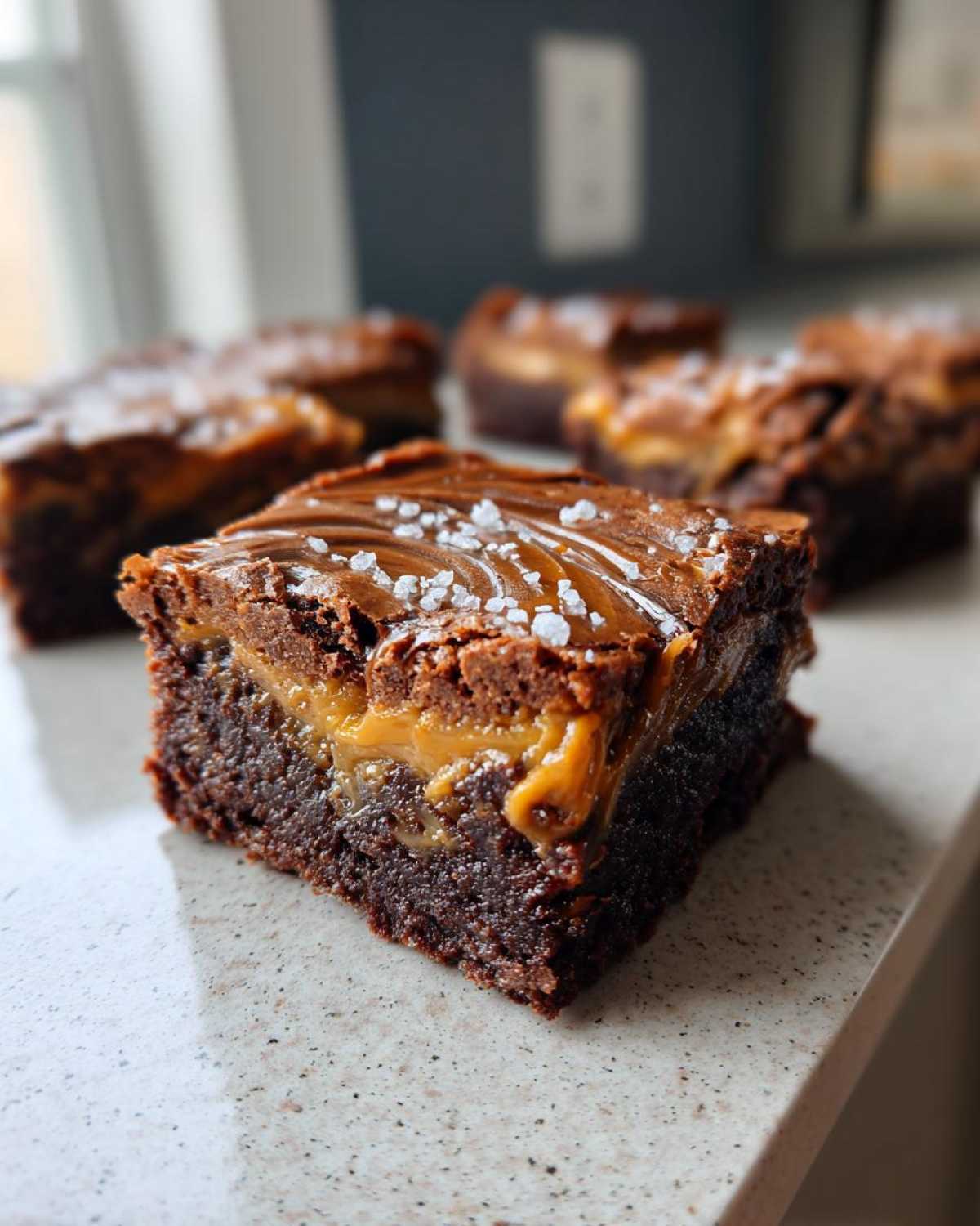 Salted Caramel Brownies - detail 3
