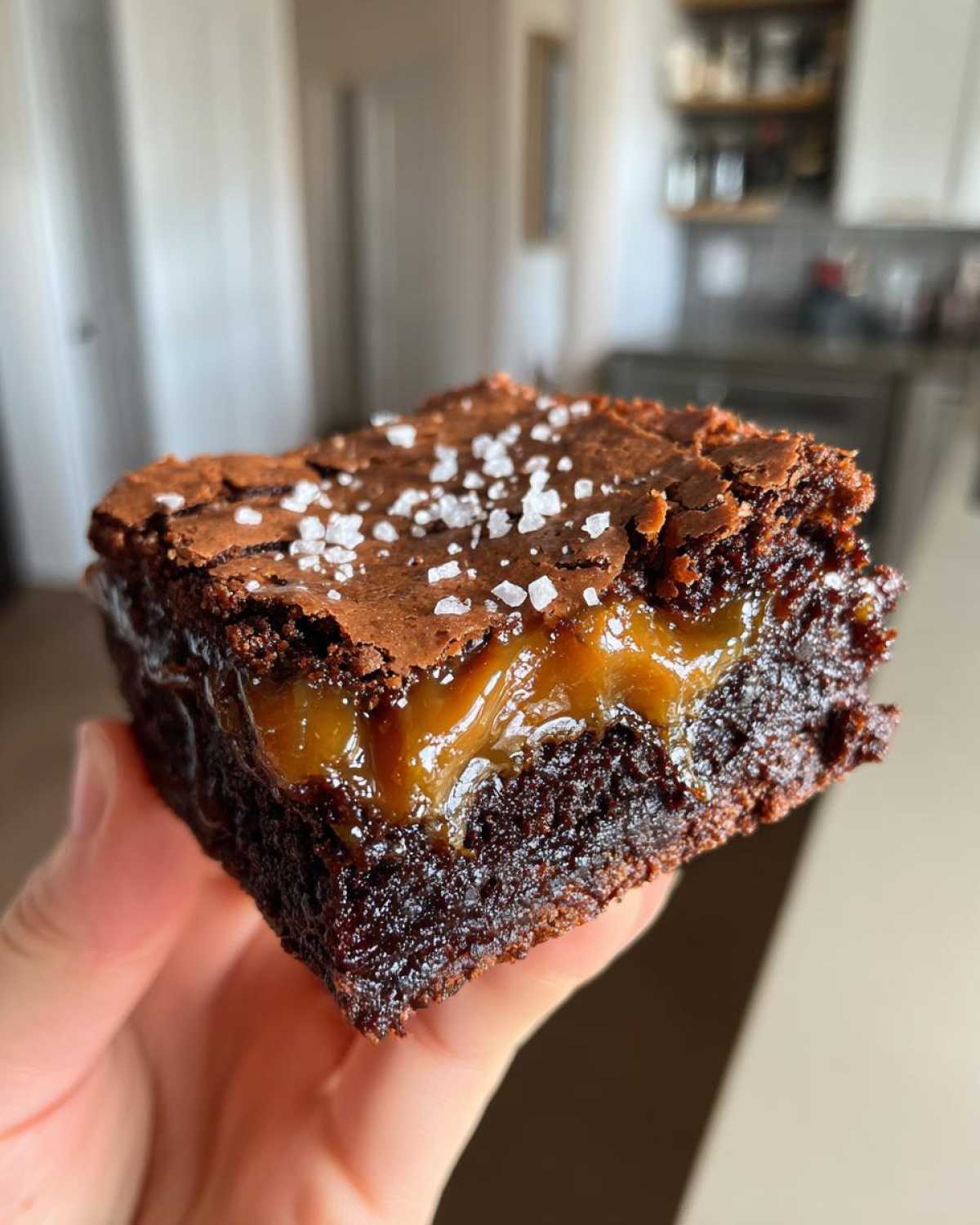 Salted Caramel Brownies - detail 4