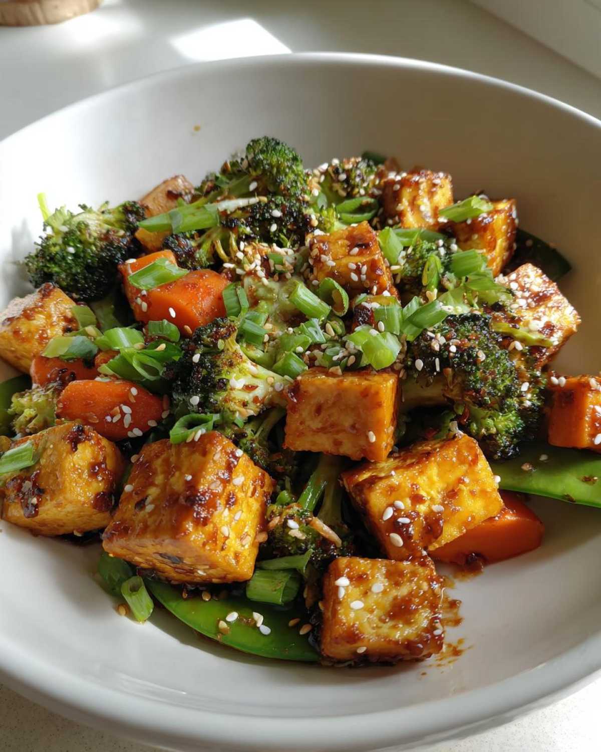 Sesame Ginger Tofu Stir-Fry - detail 1