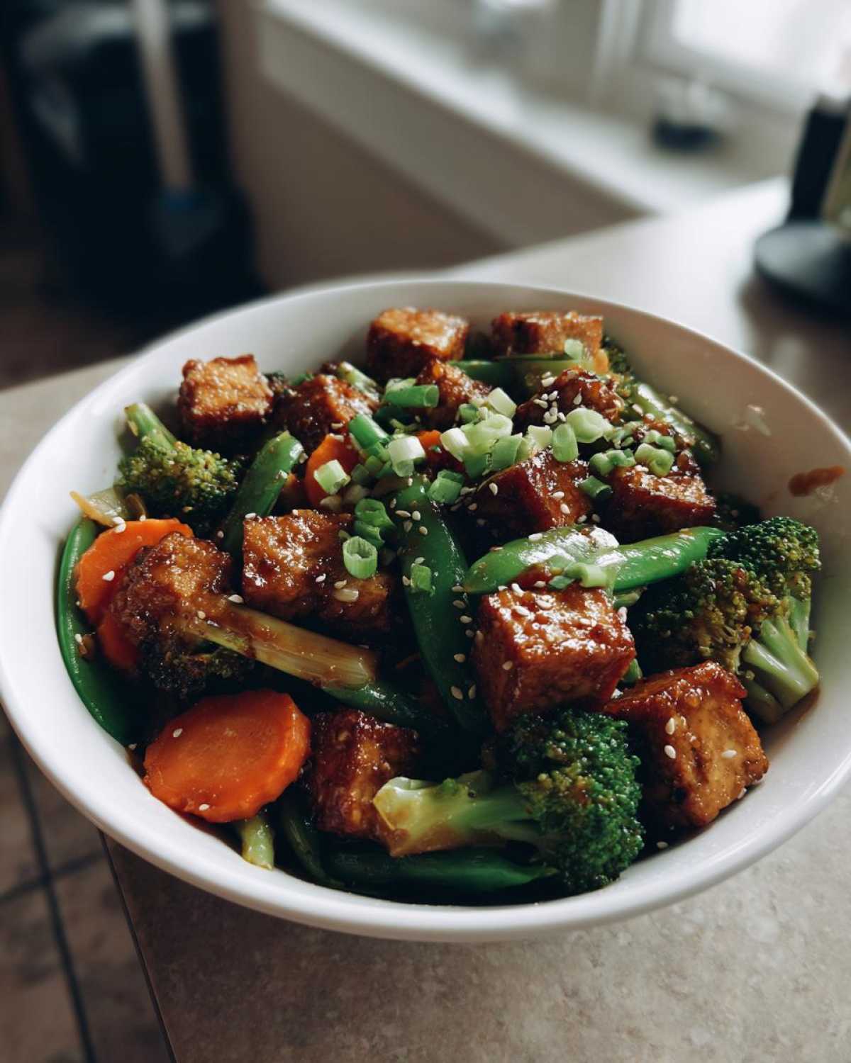 Sesame Ginger Tofu Stir-Fry - detail 3