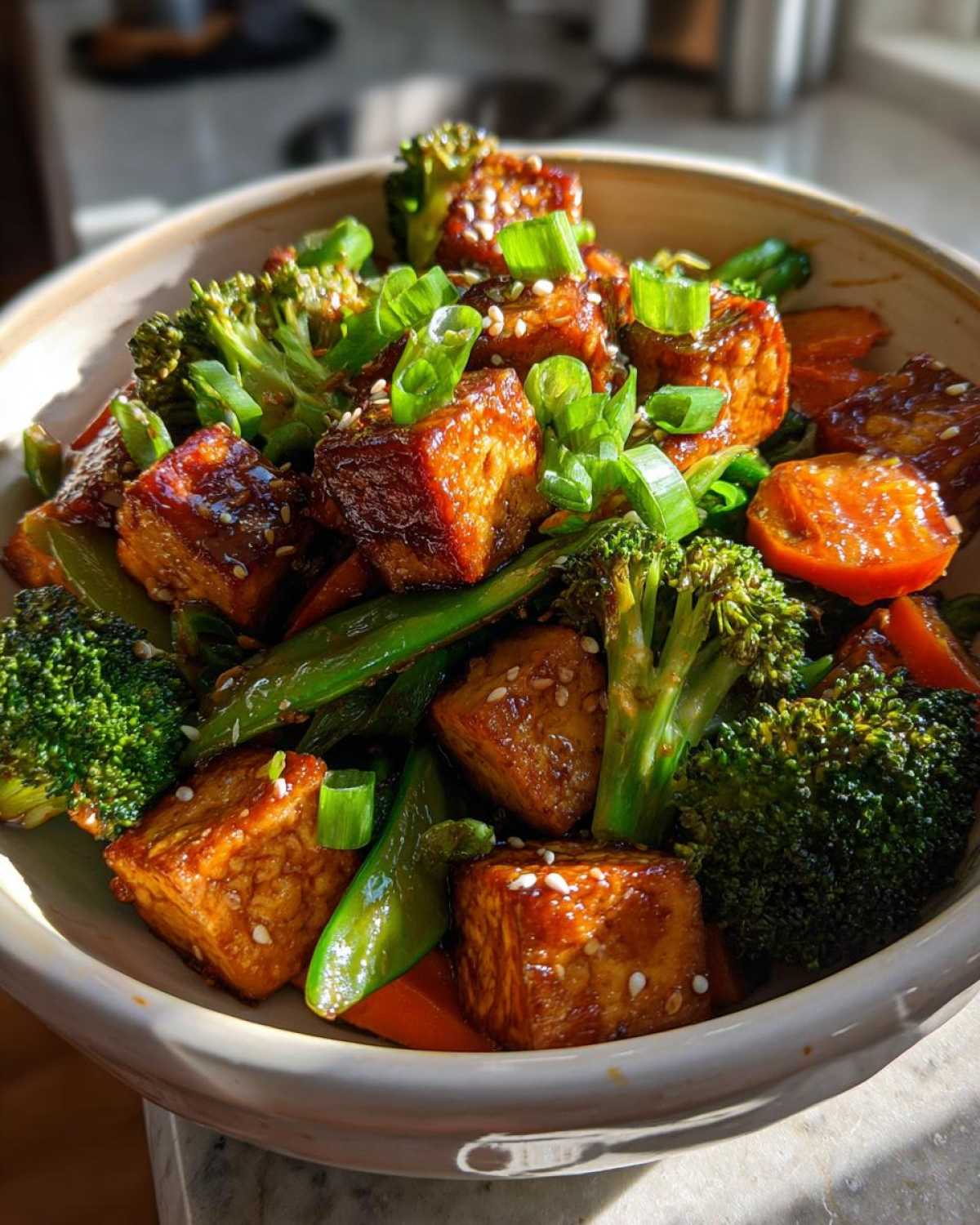 Sesame Ginger Tofu Stir-Fry - detail 4