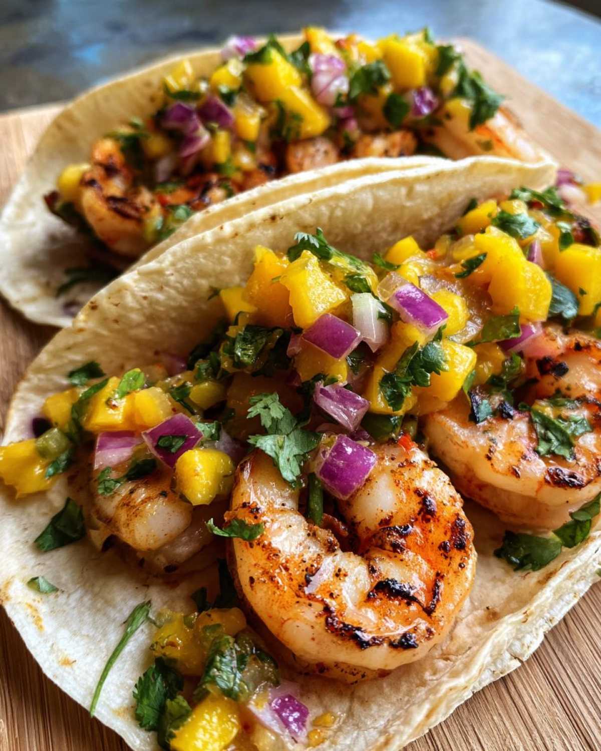 Shrimp Tacos with Mango Salsa - detail 1