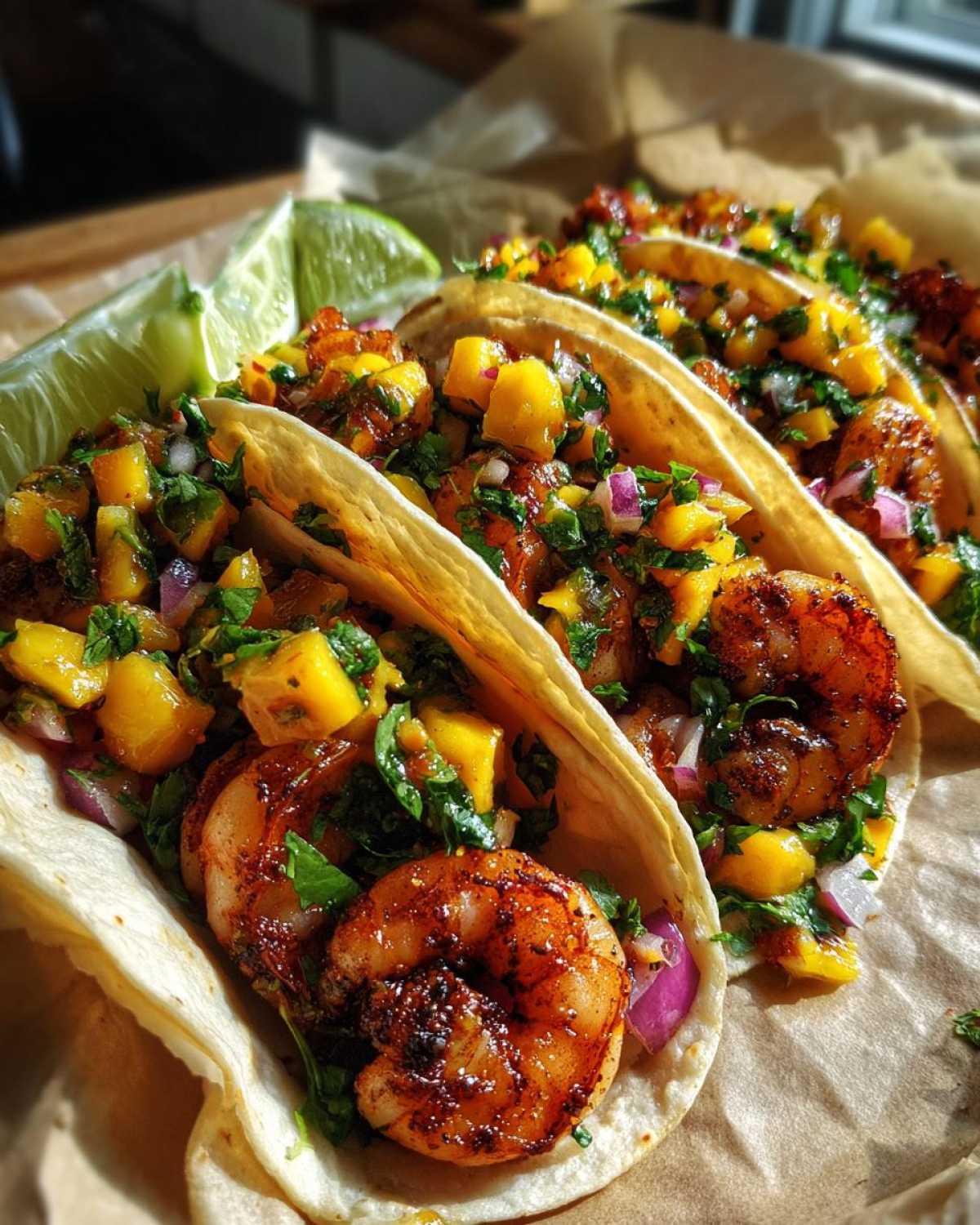 Shrimp Tacos with Mango Salsa - detail 4