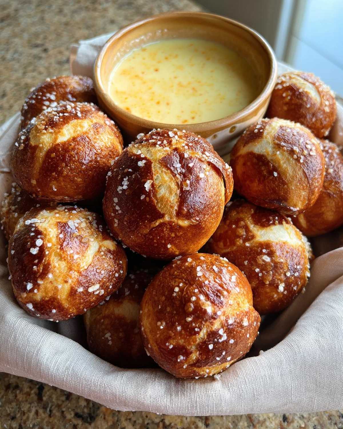 Soft Pretzel Bites with Beer Cheese Dip - detail 4