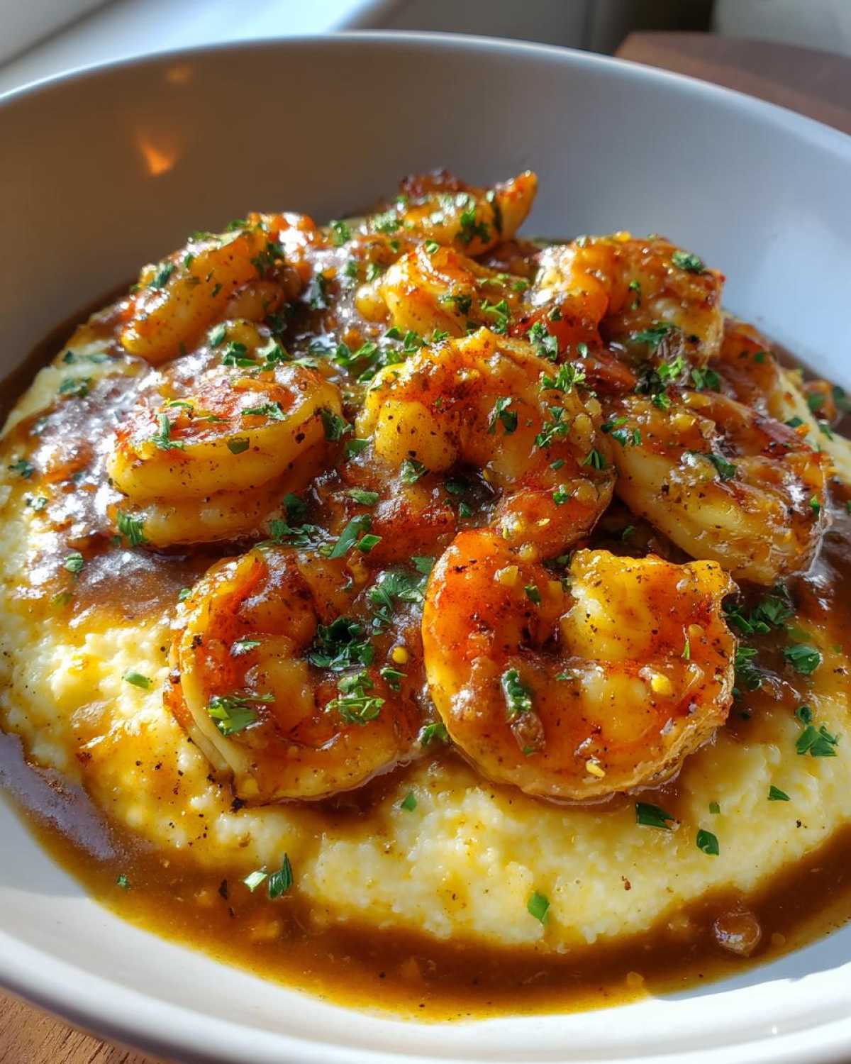 Southern Shrimp and Grits - detail 2