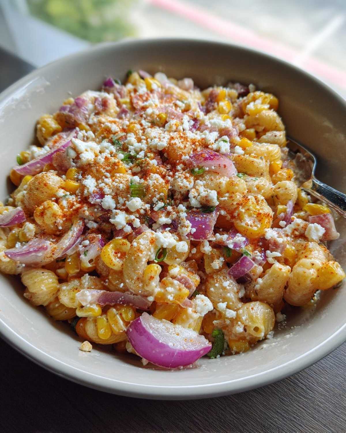 Spicy Mexican Street Corn Pasta Salad - detail 3