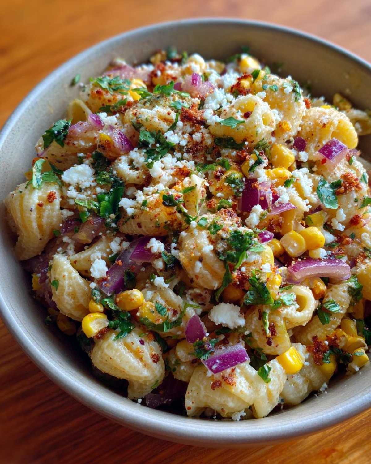 Spicy Mexican Street Corn Pasta Salad - detail 4