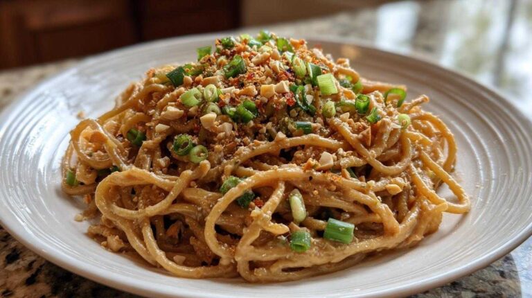 Spicy Thai Peanut Noodle Salad
