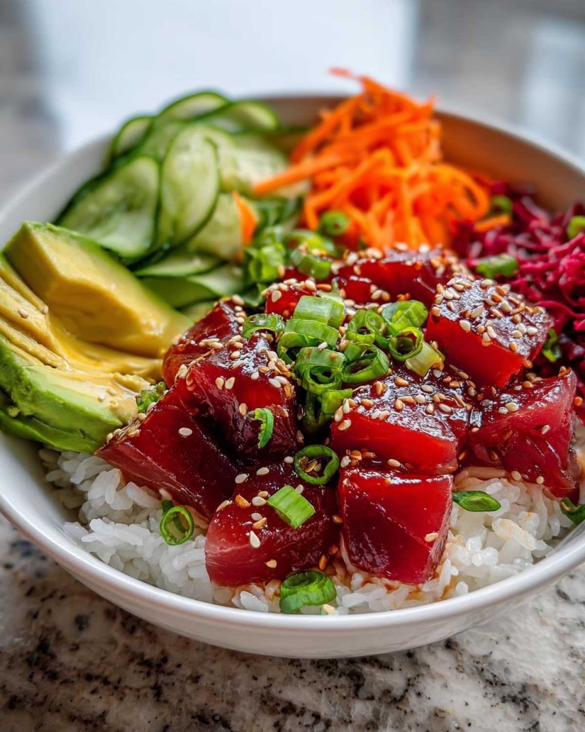 Spicy Tuna Poke Bowl - detail 2