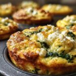 Spinach Feta Egg Muffins