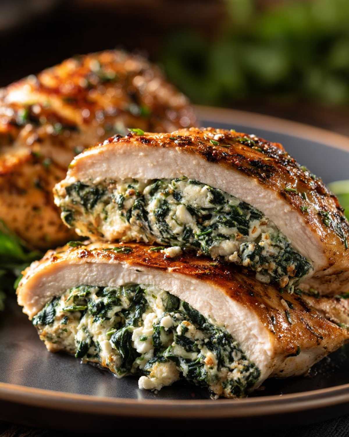 Spinach and Feta Stuffed Chicken Breasts - detail 3