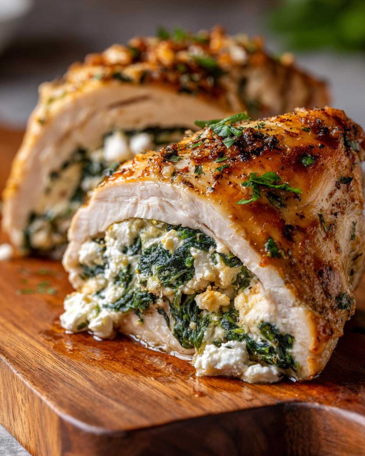 Spinach and Feta Stuffed Chicken Breasts - detail 4