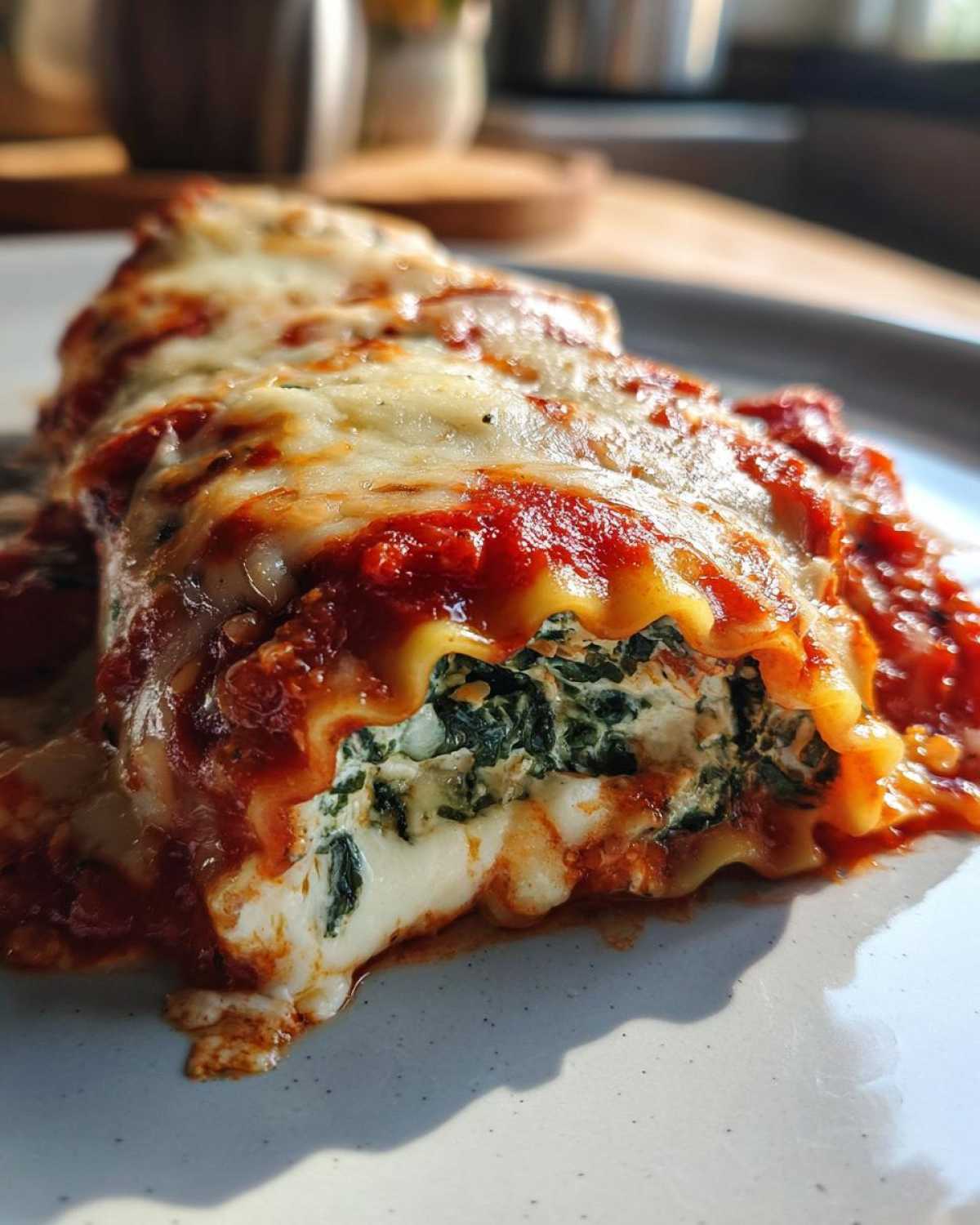 Spinach and Ricotta Lasagna Roll-Ups - detail 4