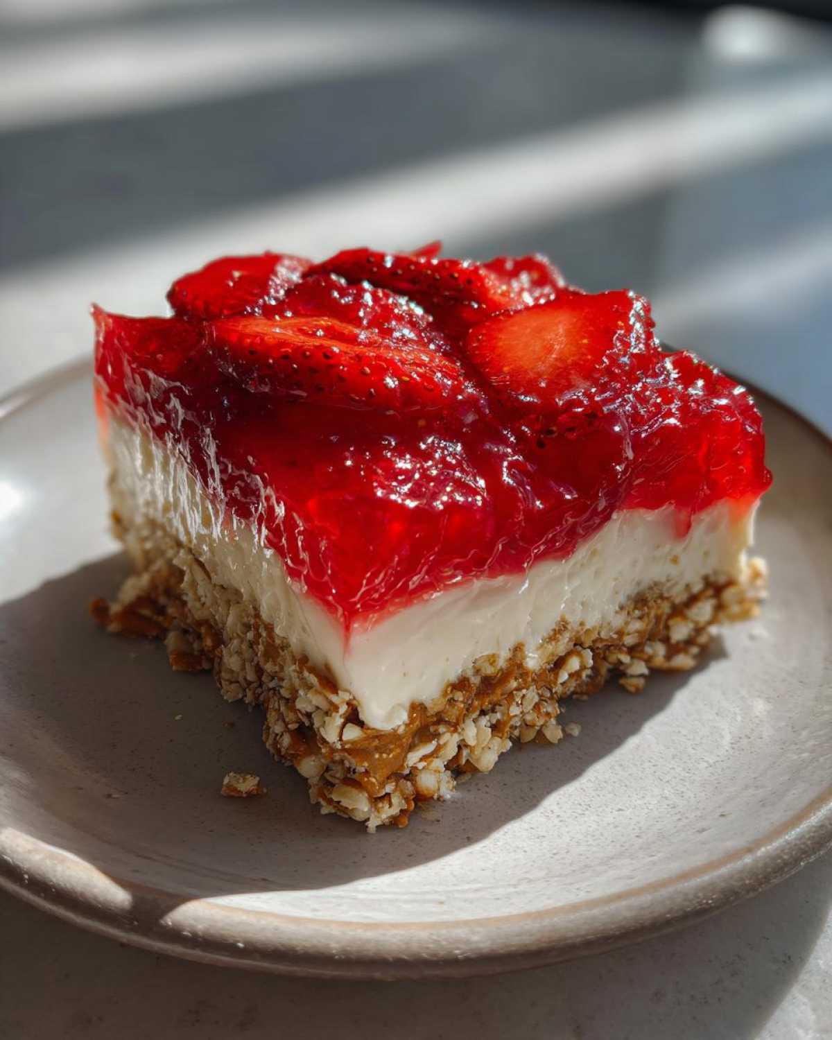 Strawberry Pretzel Salad - detail 4