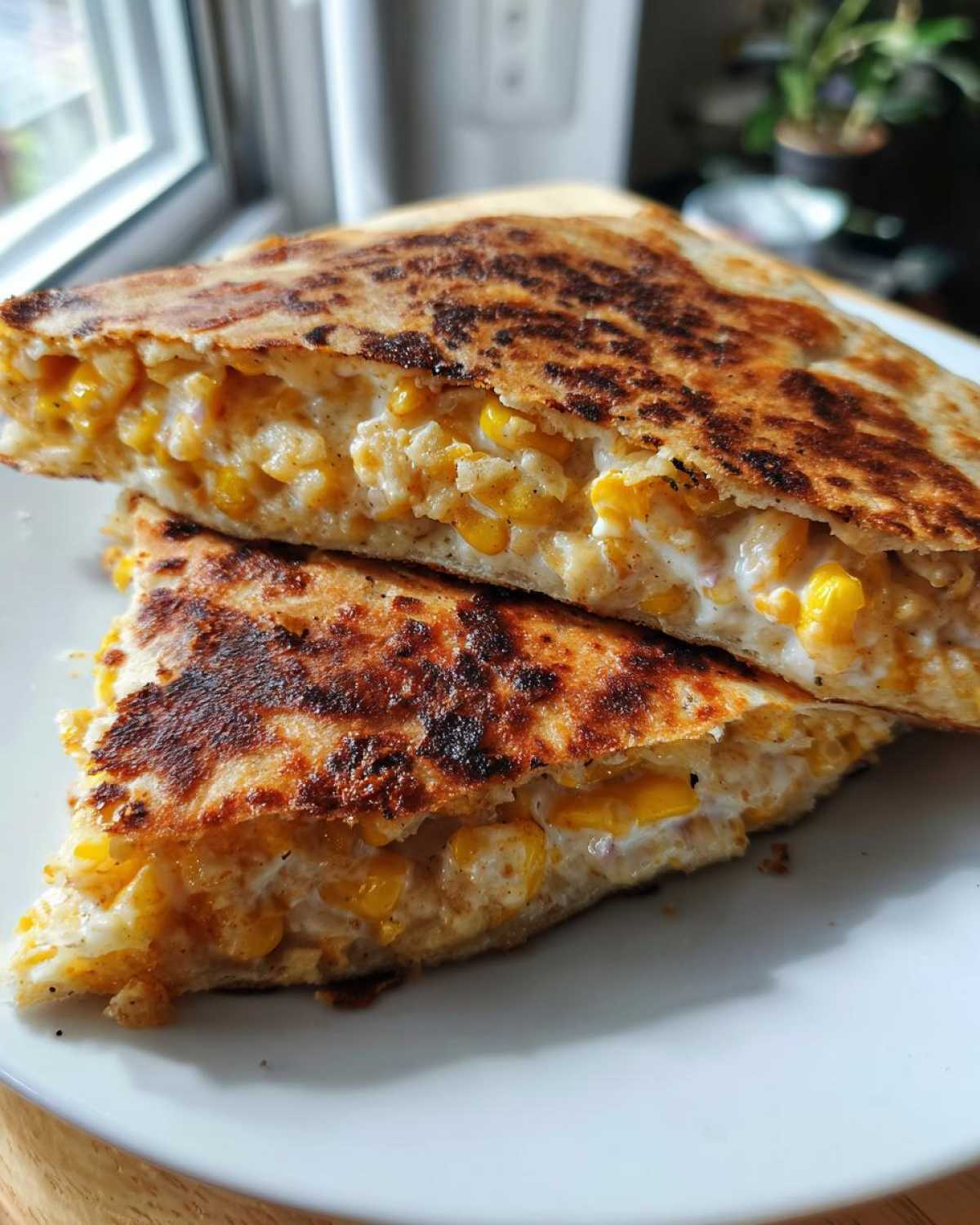 Street Corn Quesadilla with Creamy Elote Filling - detail 3