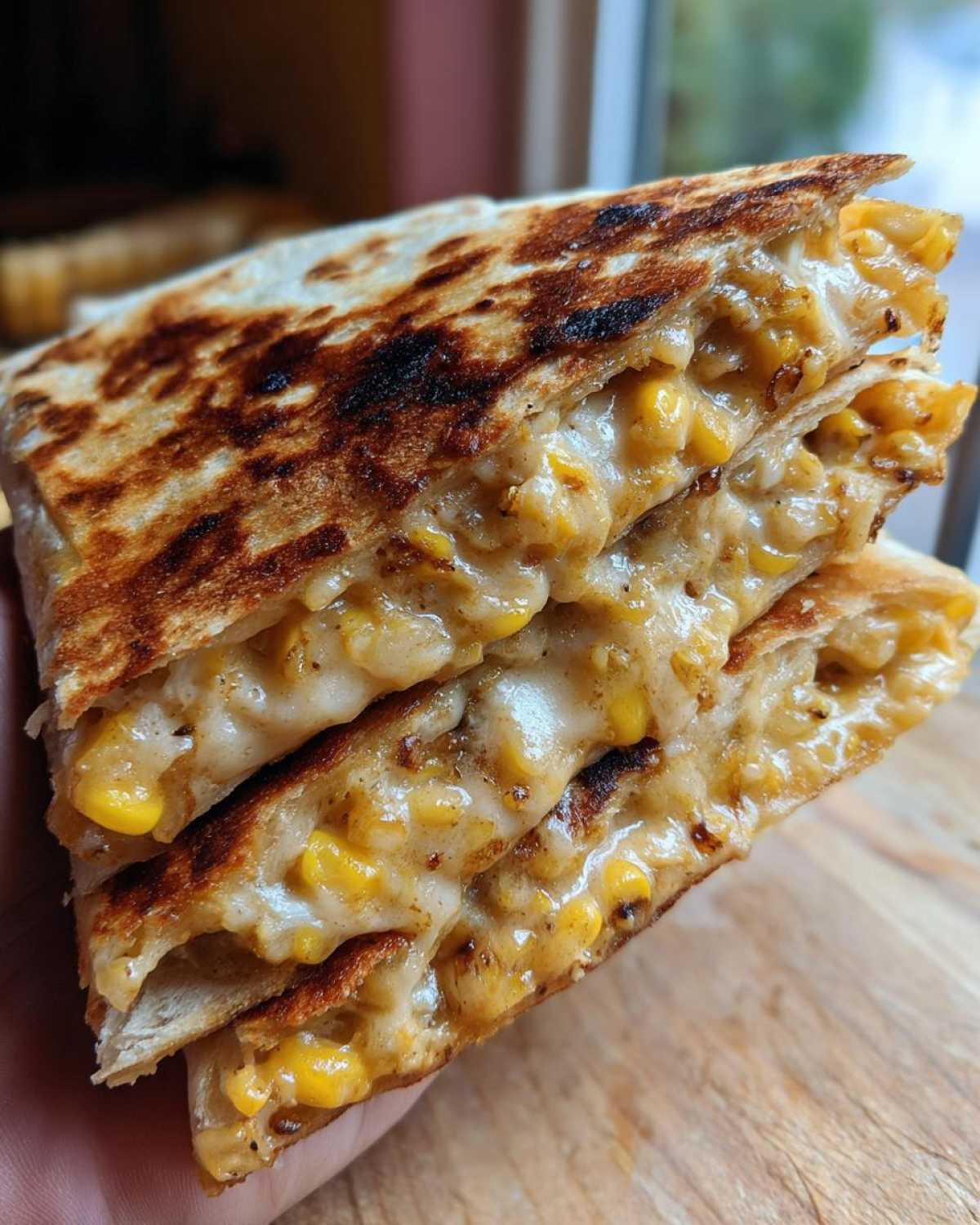 Street Corn Quesadilla with Creamy Elote Filling - detail 4