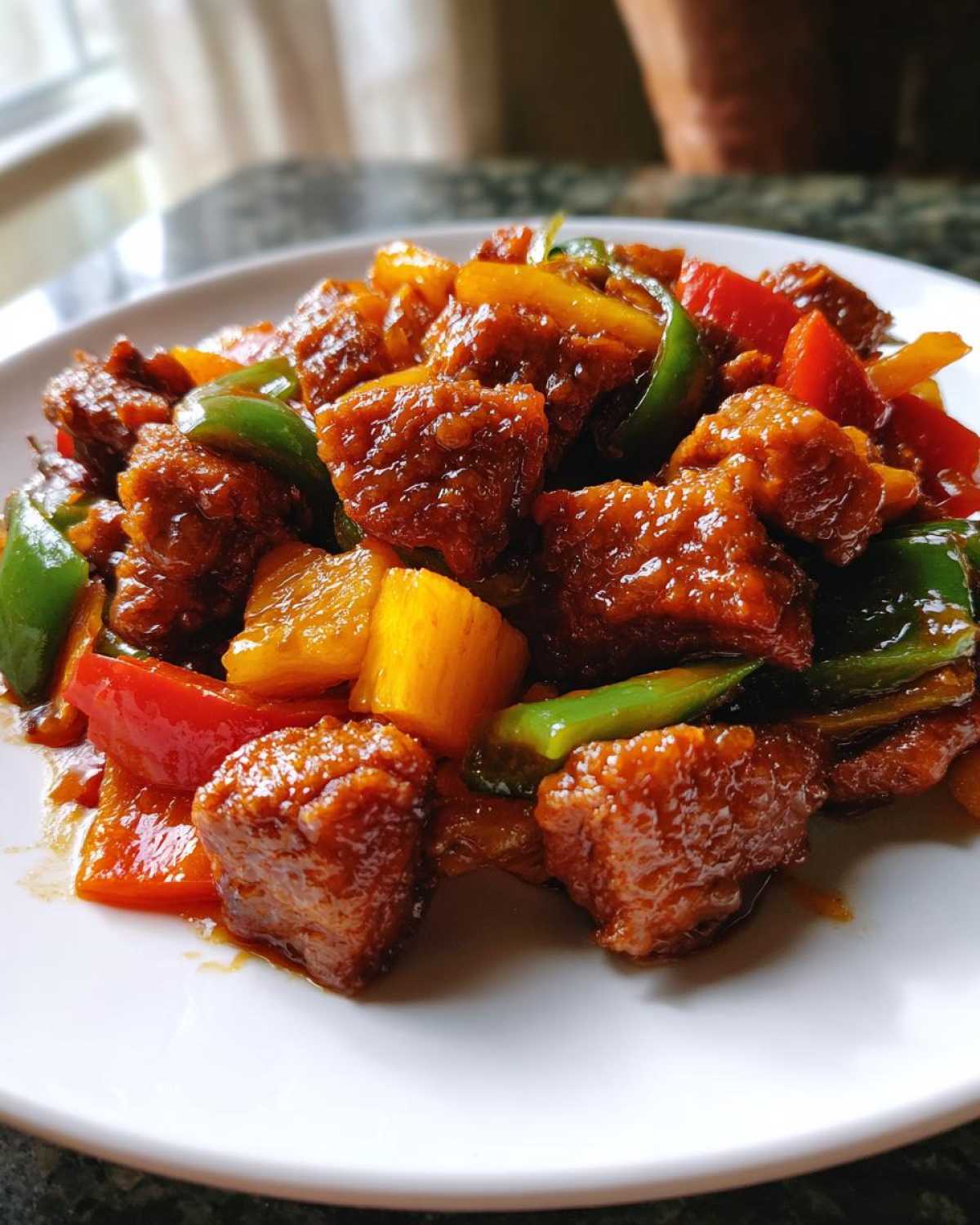 Sweet and Sour Pork Stir-Fry - detail 1
