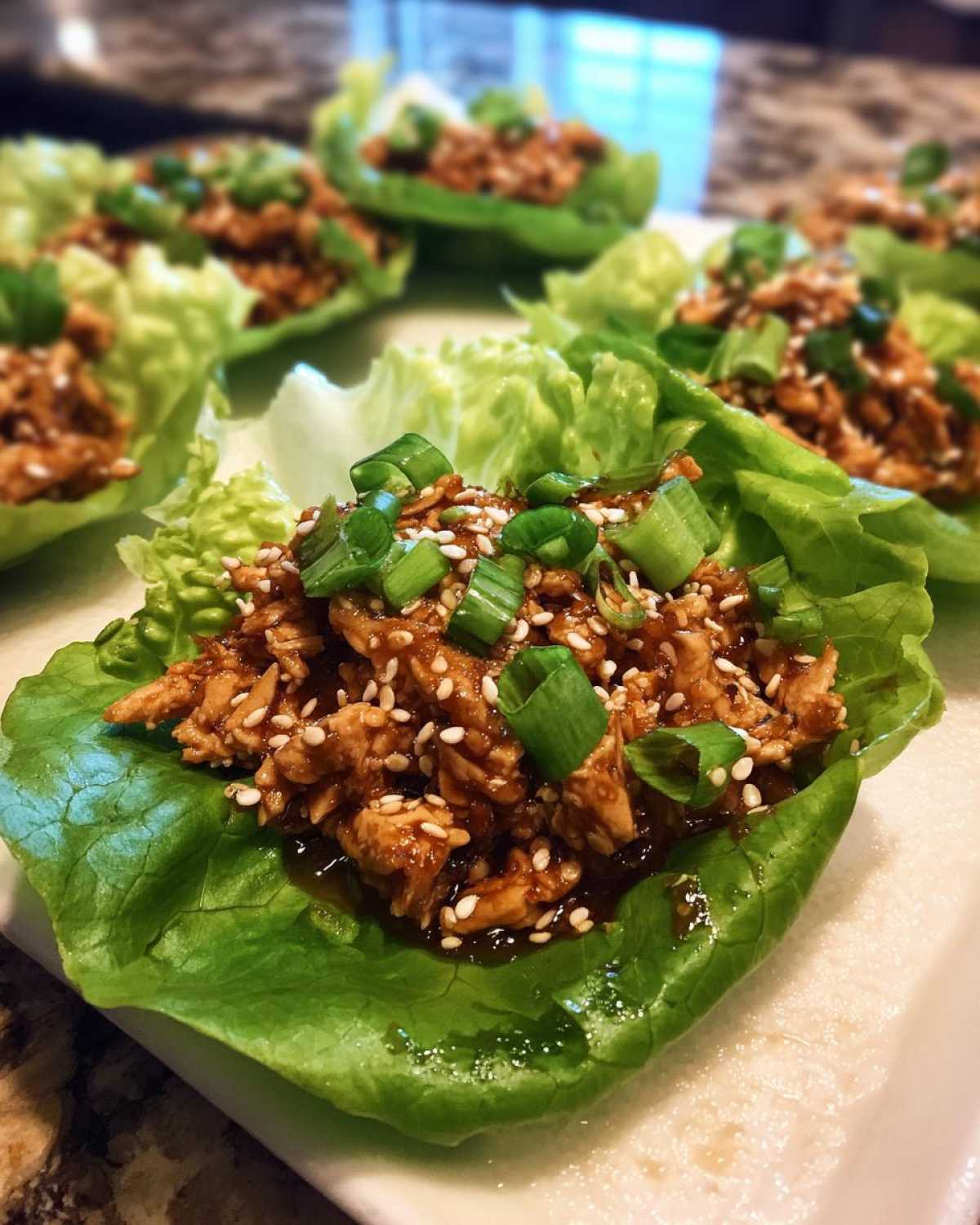 Teriyaki Chicken Lettuce Wraps - detail 2