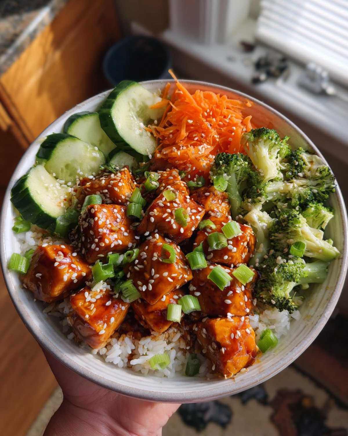 Teriyaki Glazed Salmon Bowl - detail 3
