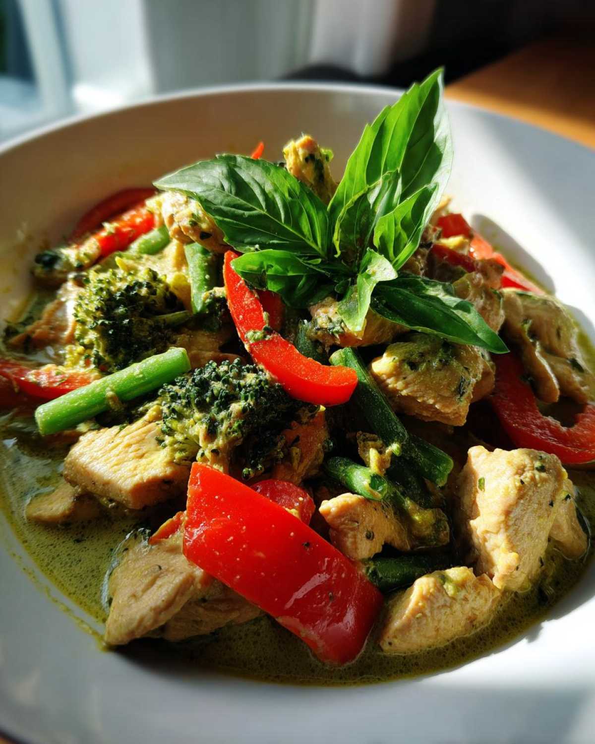Thai Green Curry with Vegetables - detail 3