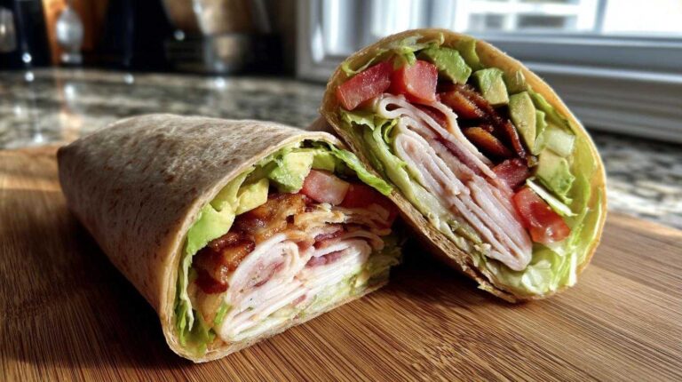 Turkey Avocado Club Wrap