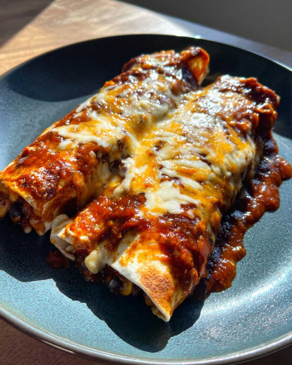 Vegetarian Black Bean Enchiladas - detail 1