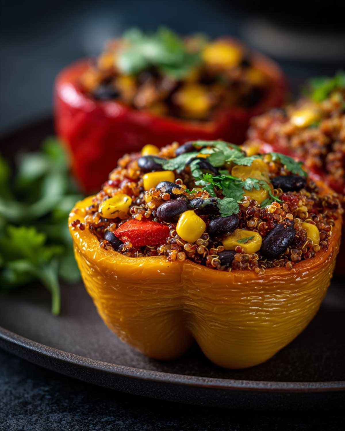 Vegetarian Quinoa-Stuffed Bell Peppers - detail 3