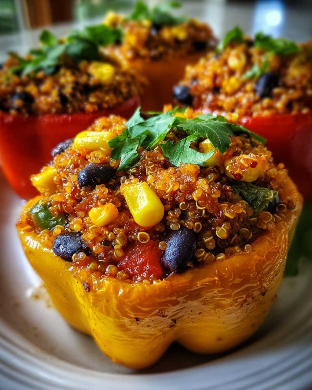 Vegetarian Quinoa-Stuffed Bell Peppers - detail 4