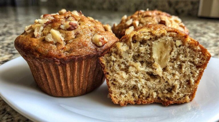 Whole Wheat Banana Nut Muffins