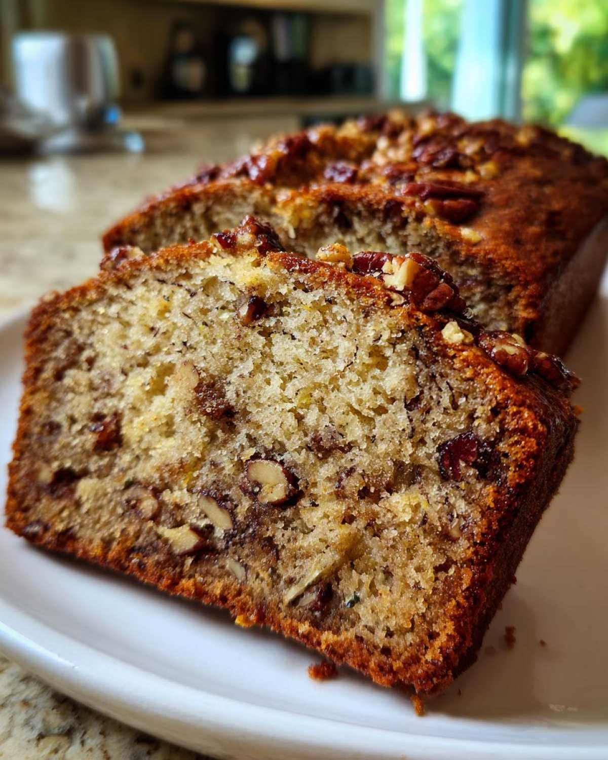 Zucchini Bread with Pecans - detail 4