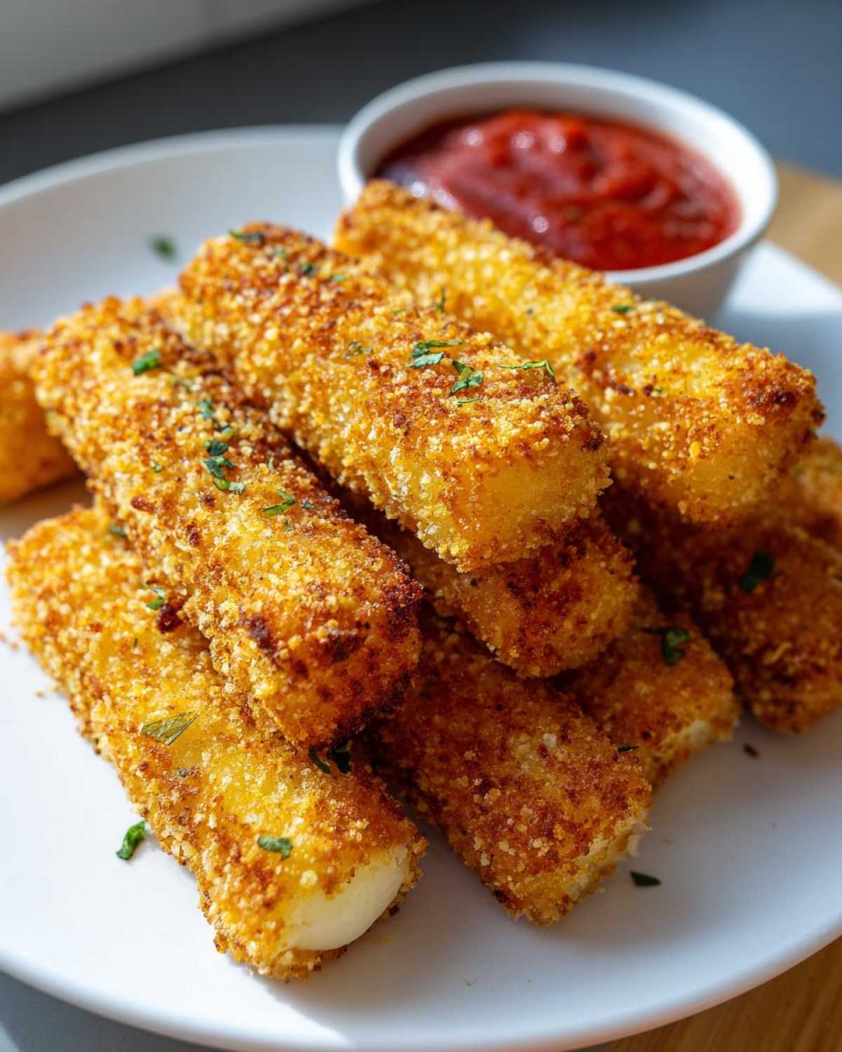 Air Fryer Mozzarella Sticks - Lightened Up Classic - detail 1