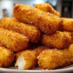 Air Fryer Mozzarella Sticks - Lightened Up Classic