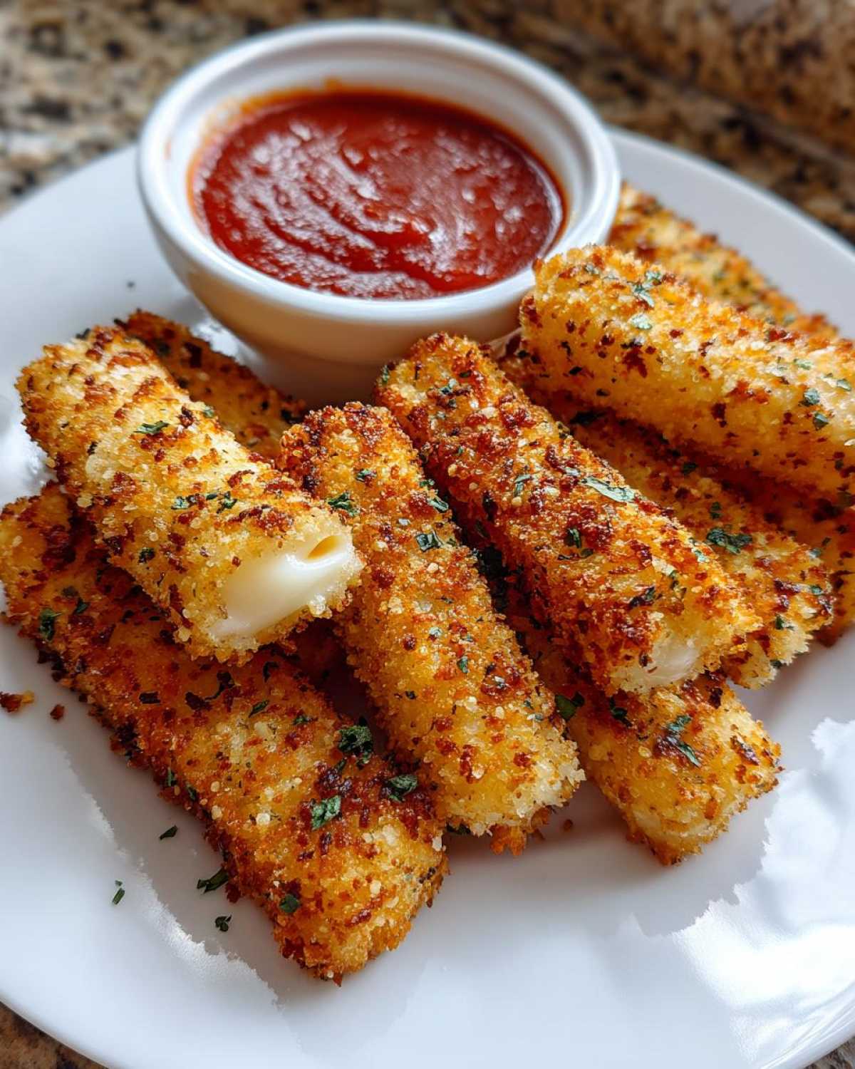 Air Fryer Mozzarella Sticks - Lightened Up Classic - detail 2