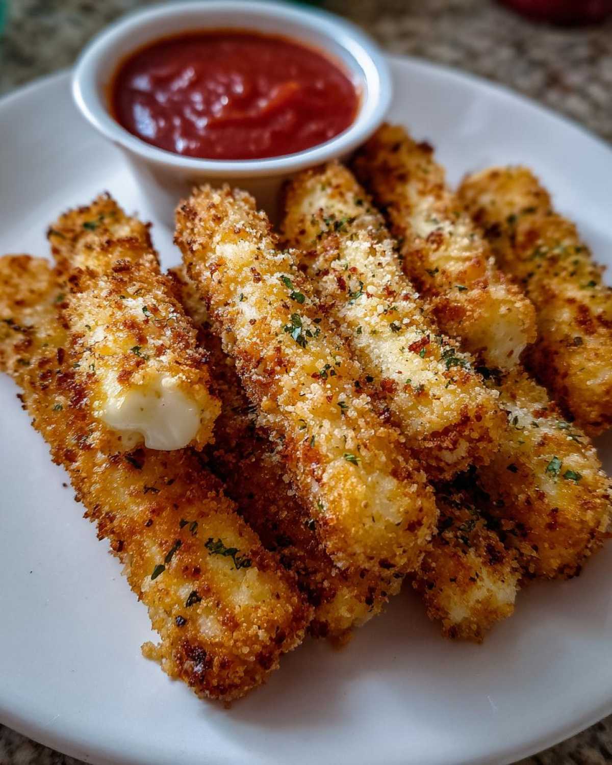 Air Fryer Mozzarella Sticks - Lightened Up Classic - detail 4