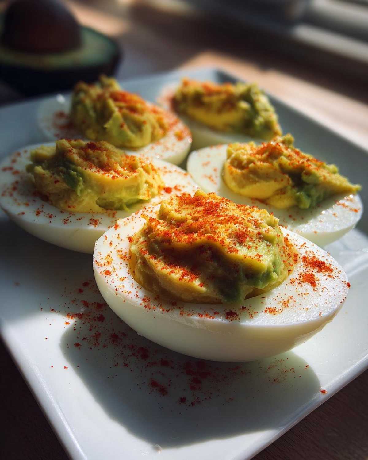 Avocado Deviled Eggs - Keto Snack Upgrade - detail 3