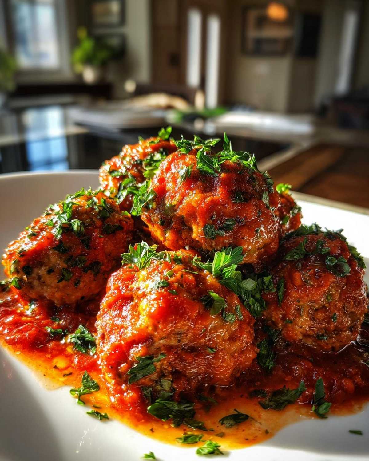Baked Chicken Parmesan Meatballs - Bite-Sized Italian Classic - detail 1