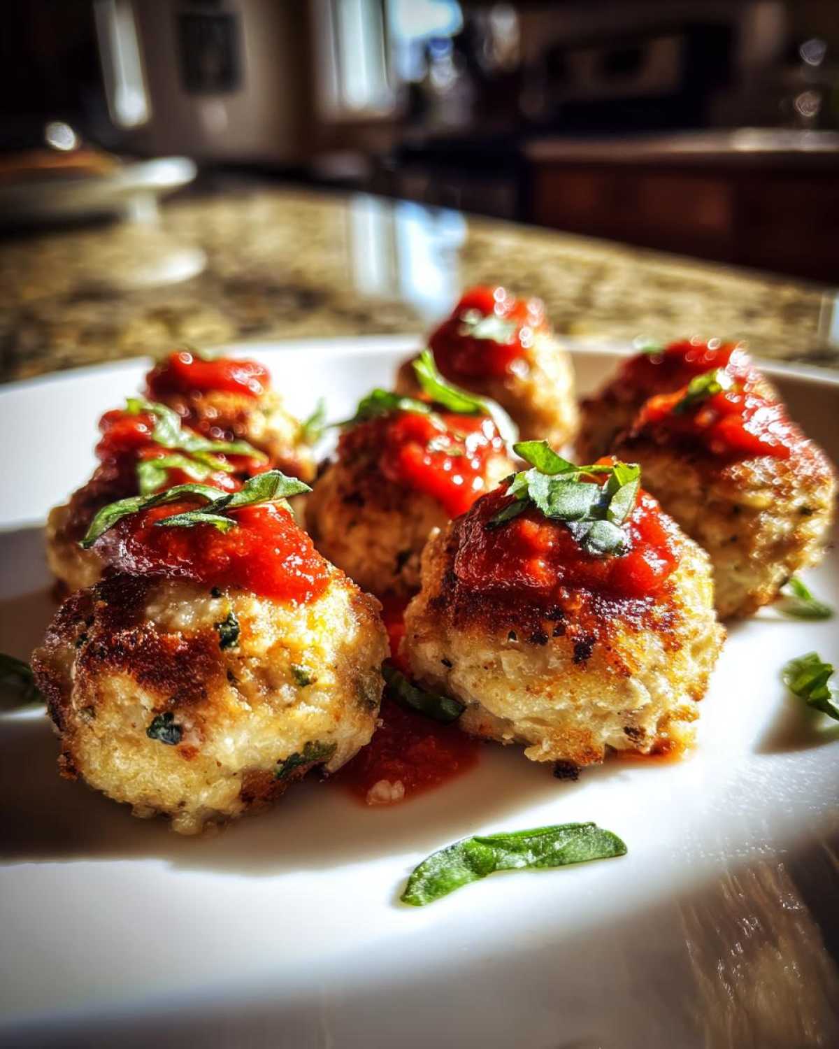 Baked Chicken Parmesan Meatballs - Bite-Sized Italian Classic - detail 1
