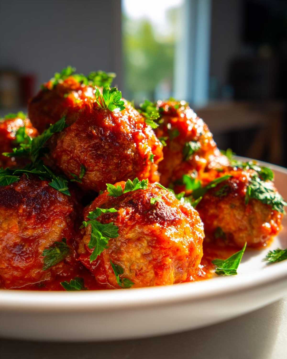 Baked Chicken Parmesan Meatballs - Bite-Sized Italian Classic - detail 2