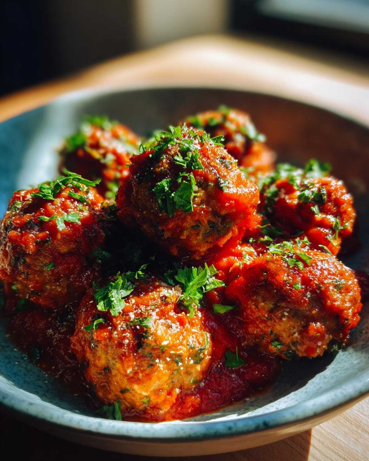 Baked Chicken Parmesan Meatballs - Bite-Sized Italian Classic - detail 3