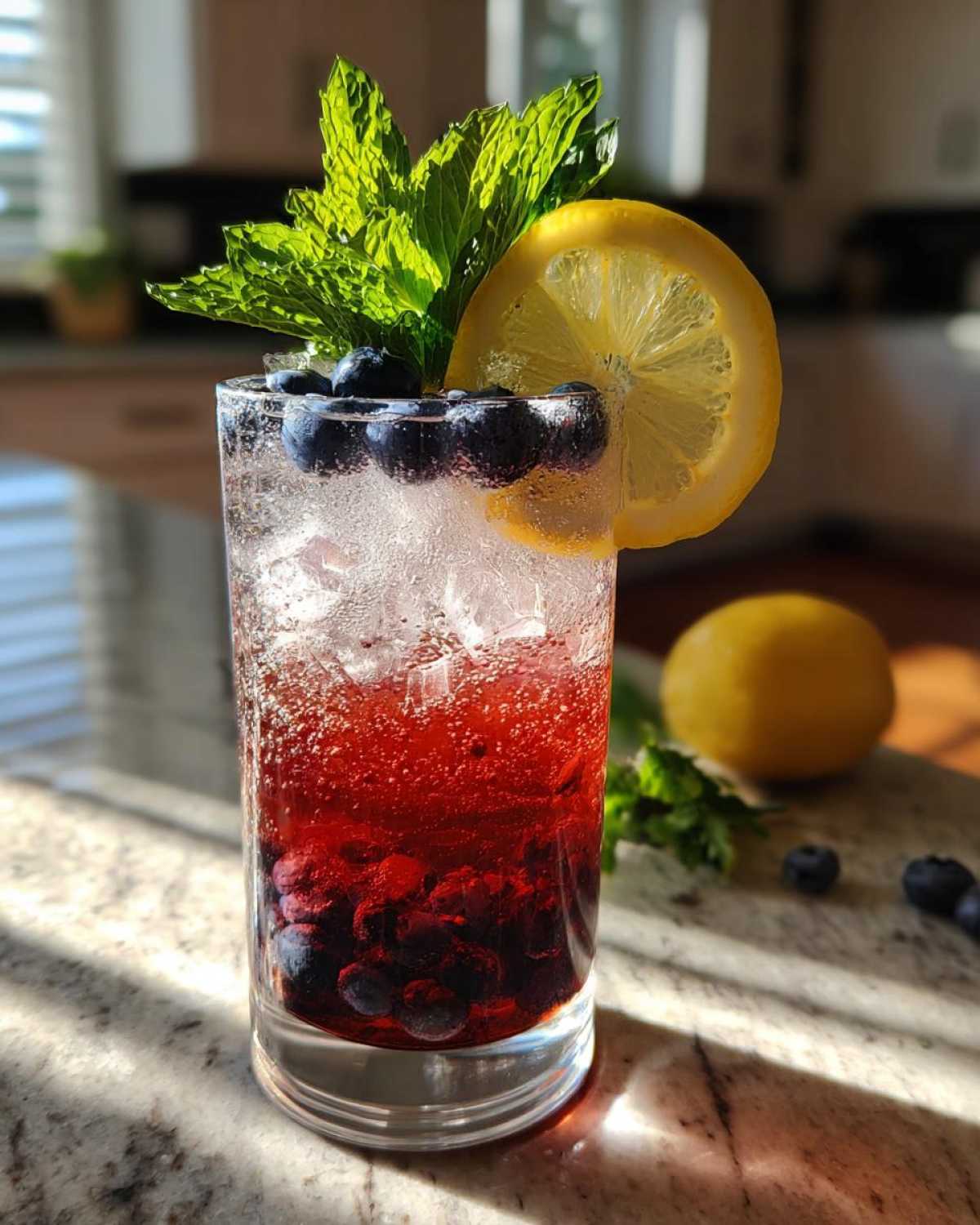 Blueberry Lemonade Spritzer - Refreshingly Sweet & Tart - detail 4