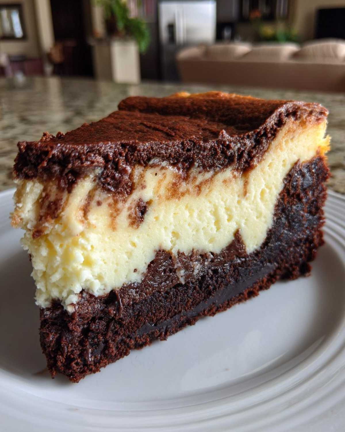Brownie Bottom Cheesecake - Two Desserts in One - detail 4