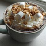 Campfire S'mores Latte - Cozy Chocolatey Coffee Drink