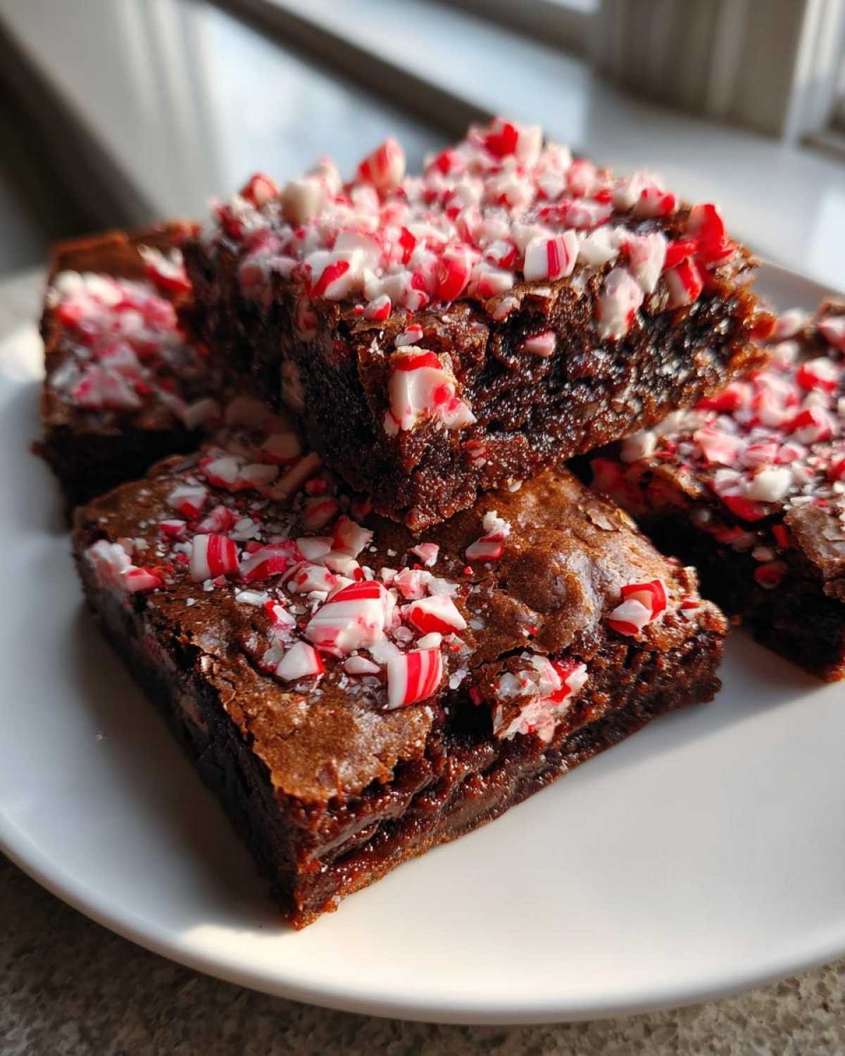 Candy Cane Brownies - Peppermint Twist on a Classic - detail 1