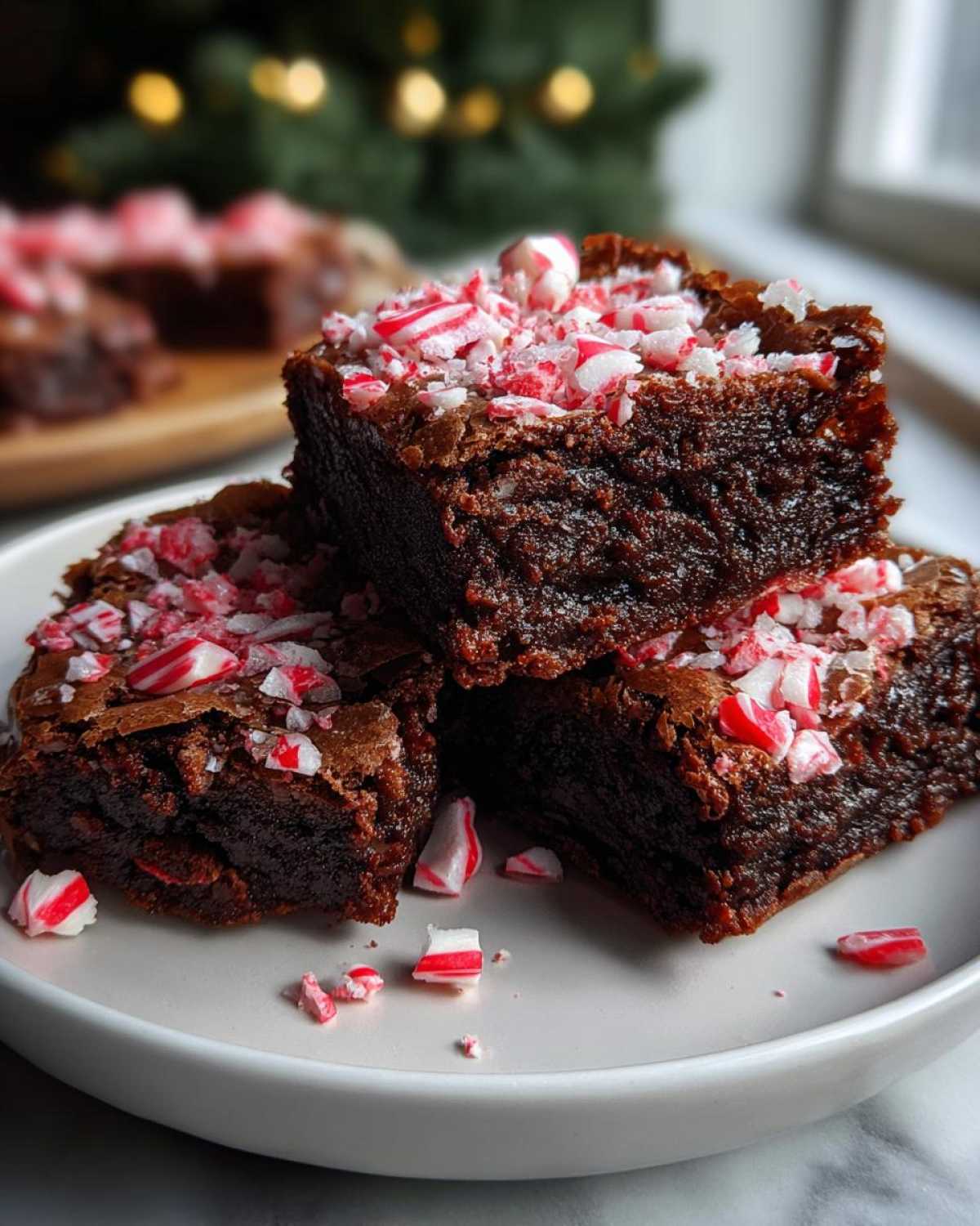 Candy Cane Brownies - Peppermint Twist on a Classic - detail 2